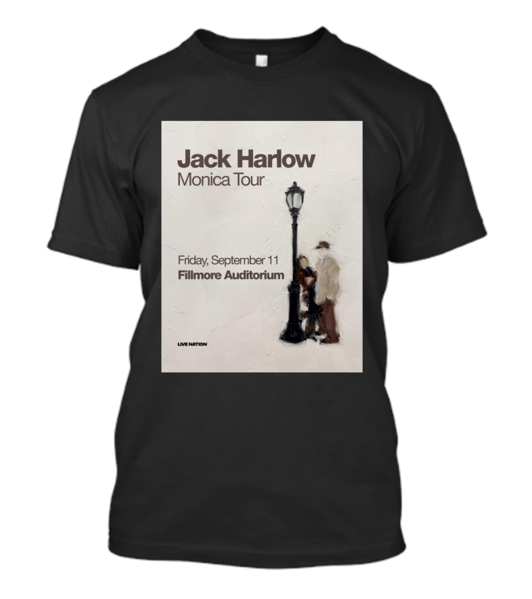 Jack Harlow Monica Tour Fillmore Auditorium Friday September 11 Live Nation T-Shirt