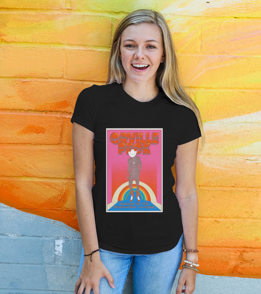 Orville Peck Hollywood Bowl Los Angeles September 18th 2026 Rainbow Cowboy T-Shirt