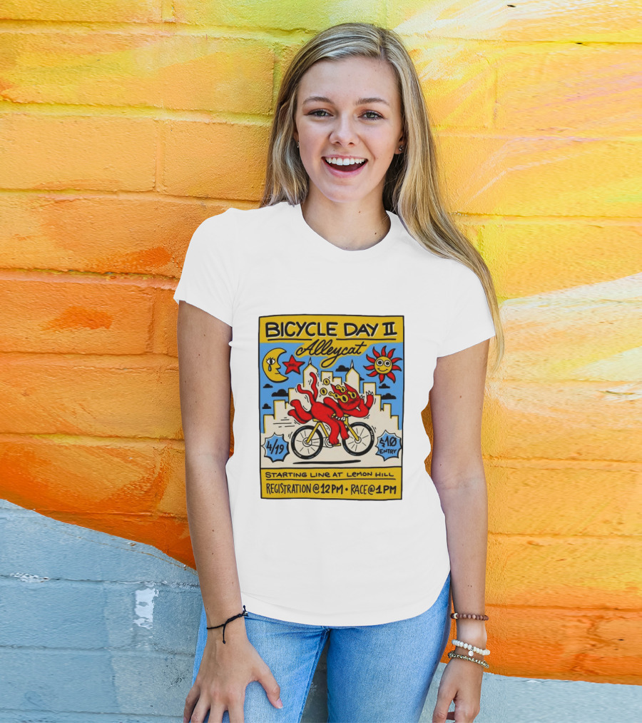 Bicycle Day II Alleycat Race Lemon Hill 4/19 Registration 12 PM Race 1 PM T-Shirt