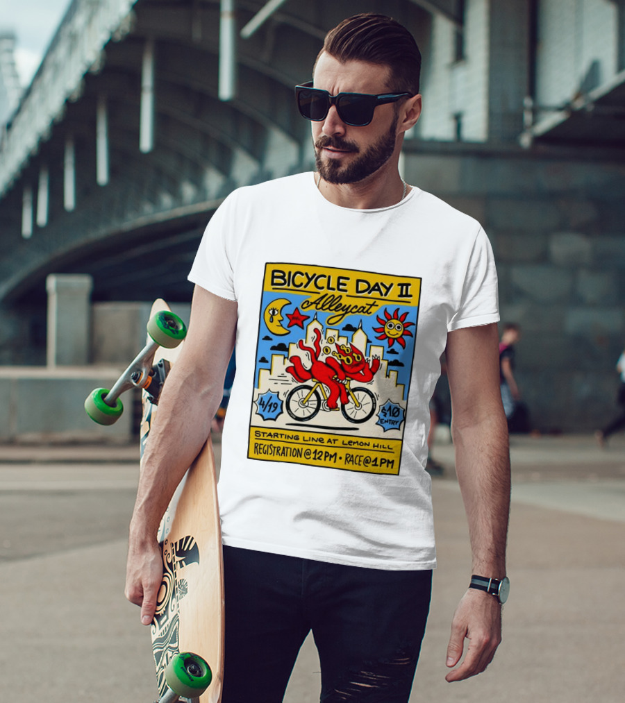 Bicycle Day II Alleycat Race Lemon Hill 4/19 Registration 12 PM Race 1 PM T-Shirt