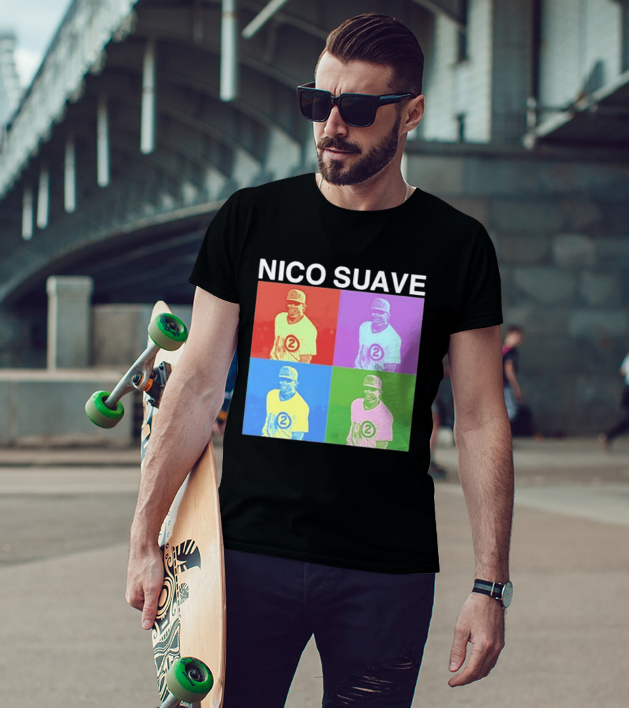 Nico Hoerner Nico Suave Chicago Cubs Player Number 2 Pop T-Shirt