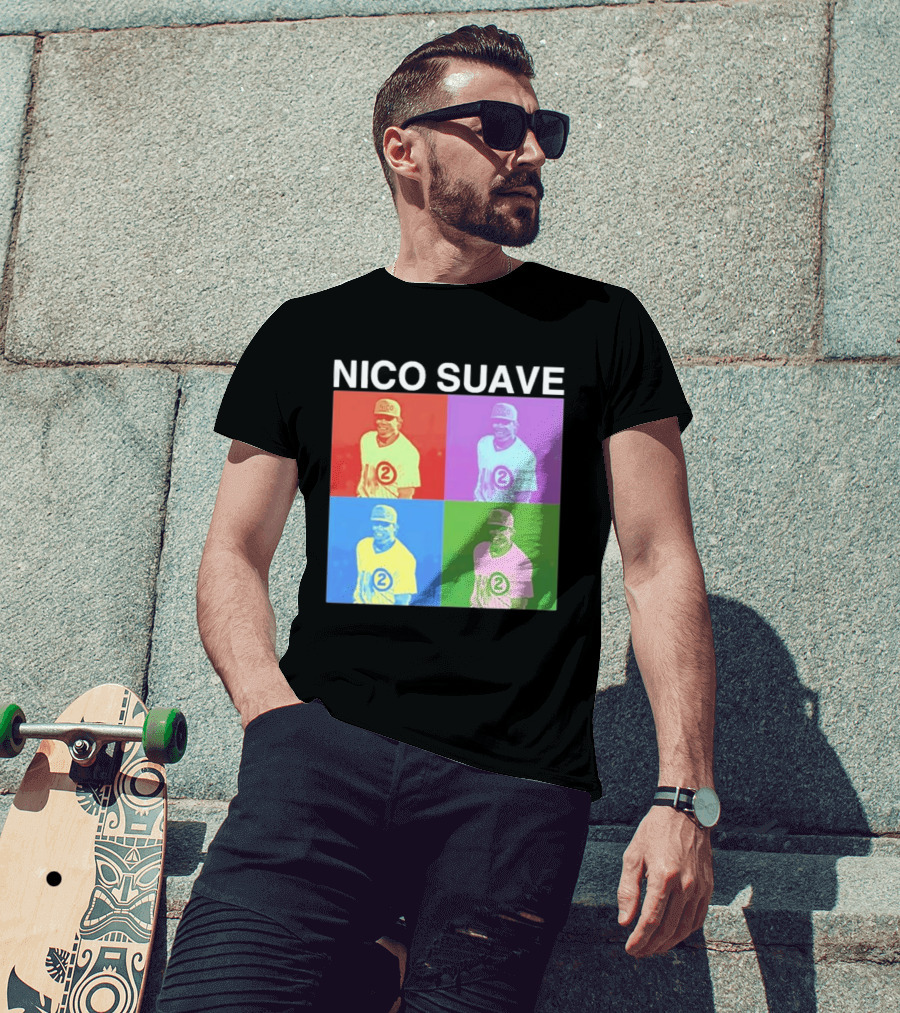 Nico Hoerner Nico Suave Chicago Cubs Player Number 2 Pop T-Shirt