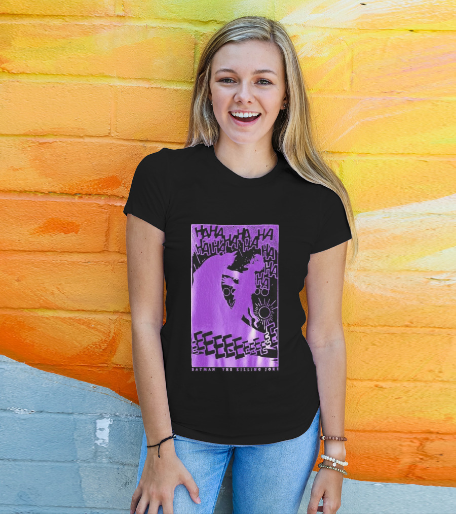OVO X Batman X The Joker The Killing Joke Deluxe HAHAHA EEEEE T-Shirt