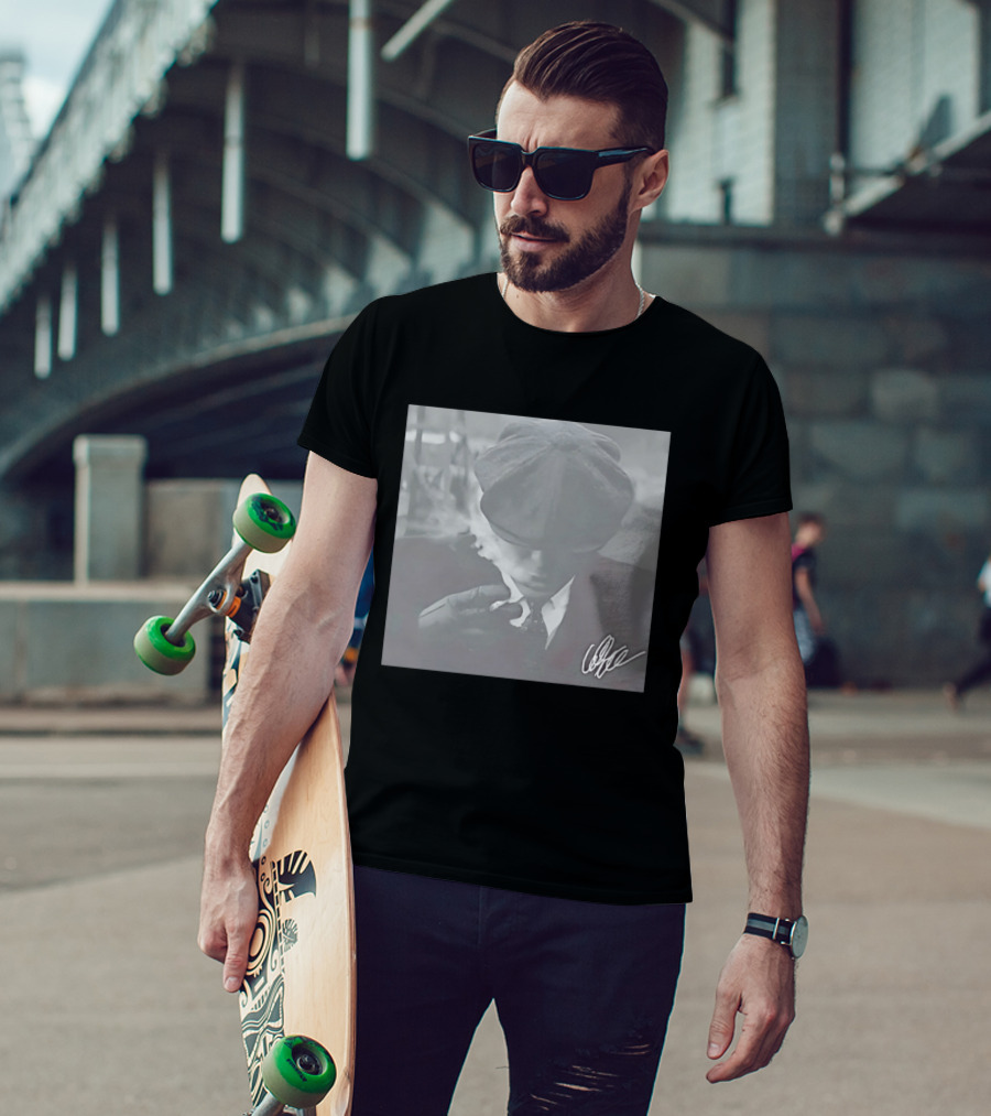 Peaky Blinders Tommy Shelby Smoking Scene T-Shirt