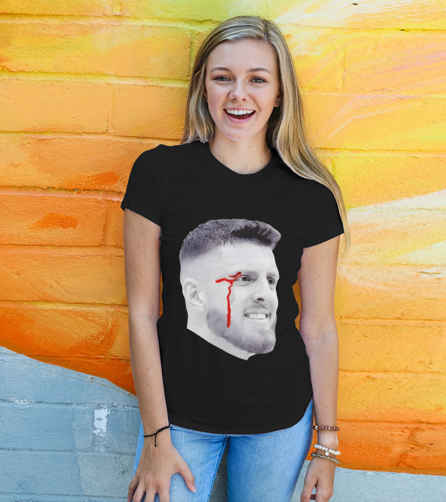 Isaiah Hartenstein IHart Bighead Bloody Face T-Shirt