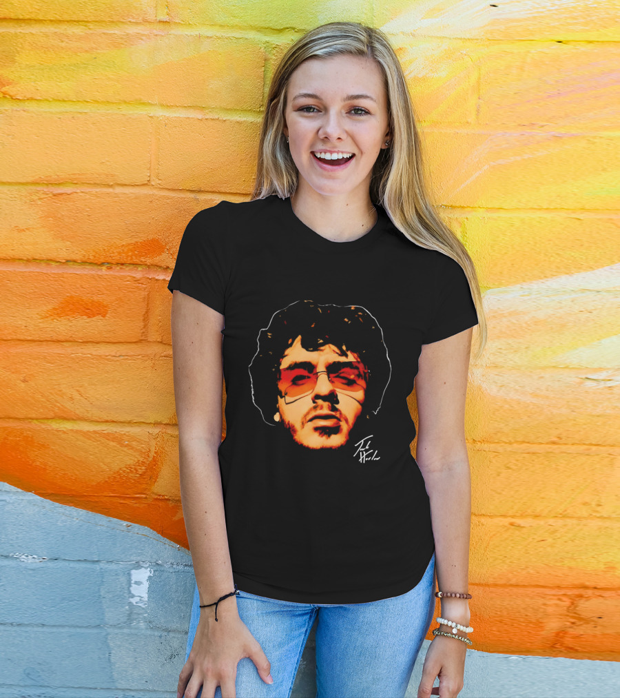 Jack Harlow Big Head Face Art With Signature T-Shirt