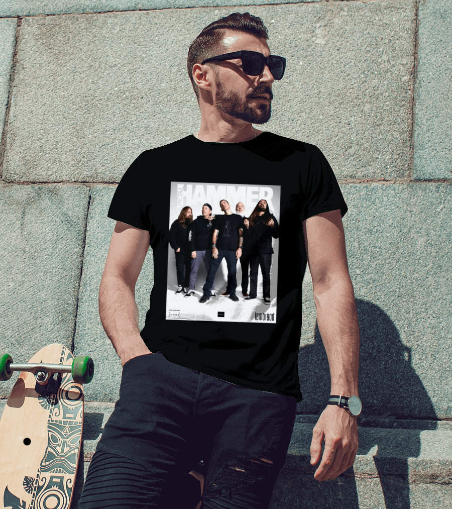 Metal Hammer Cover Featuring Lamb Of God Editorial Band Photo T-Shirt