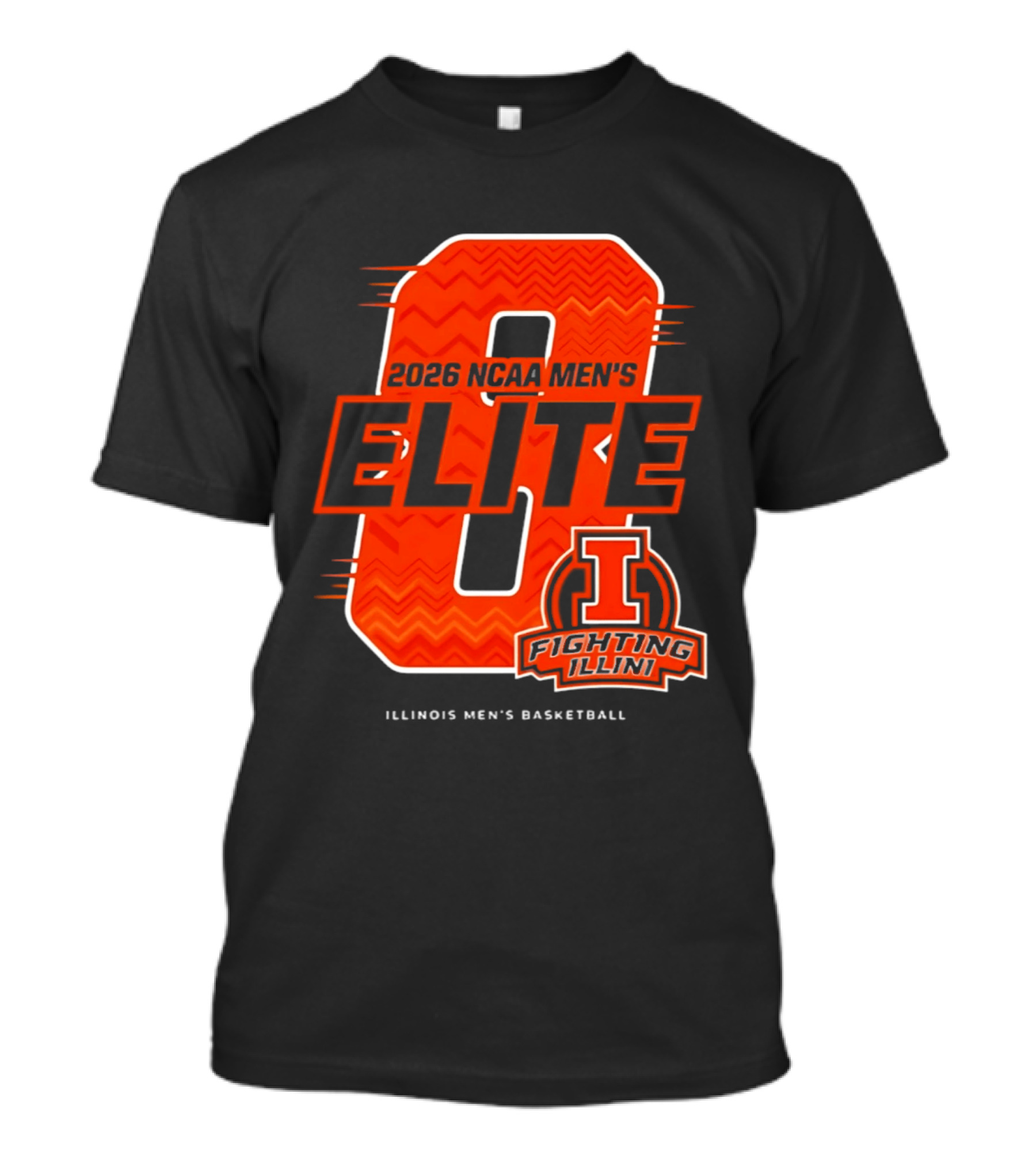 2026 NCAA Men's Elite 8 Illinois Fighting Illini Basketball T-Shirt