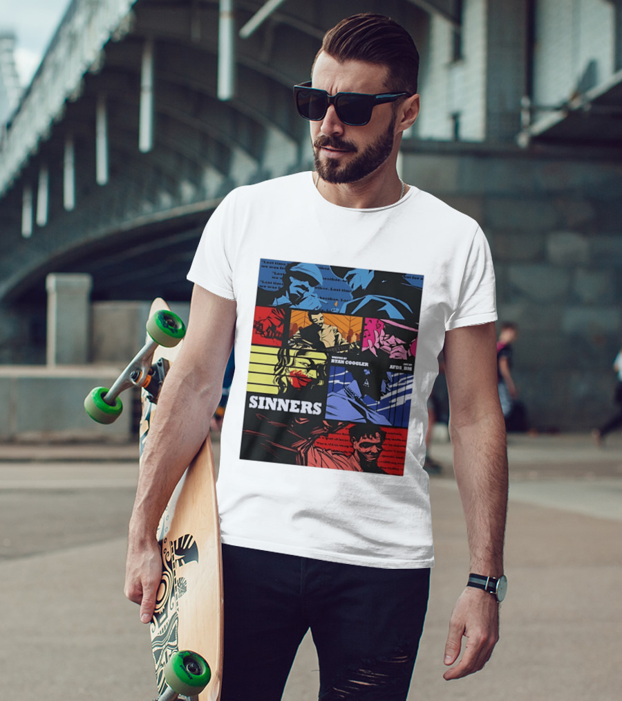 Sinners Ryan Coogler Cowboy Bebop Art By AFS BM T-Shirt