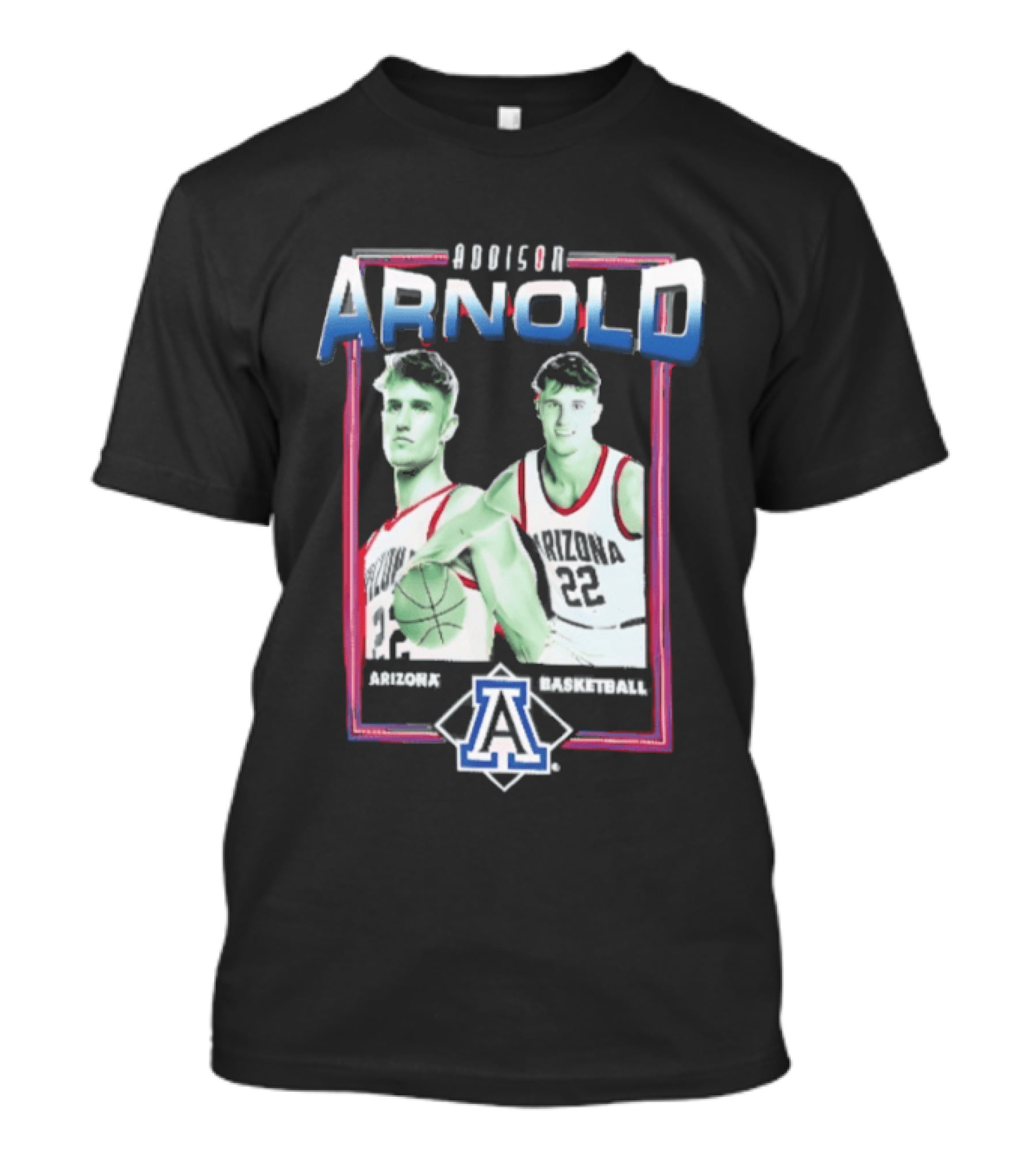 Arizona Wildcats Arnold 22 Basketball Player Sports Team T-Shirt
