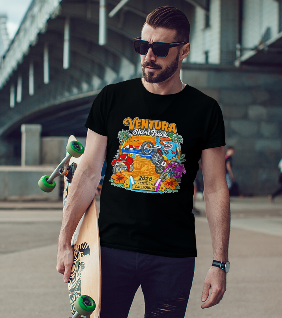 Ventura Short Track 2026 California Adventure Racing Event Ryder Cup T-Shirt