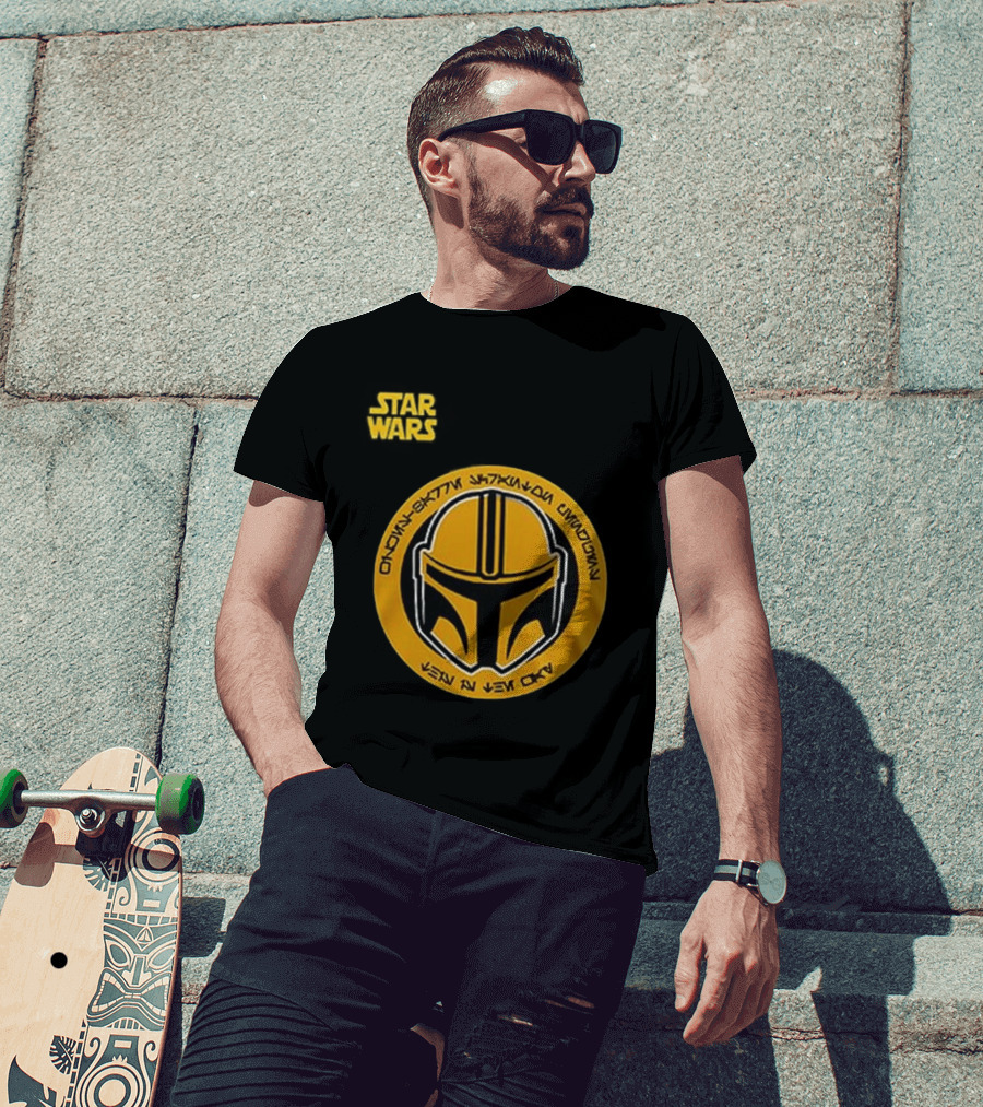 Star Wars Mandalorian Theme Wilkes Barre Scranton Penguins Game Night 2026 T-Shirt