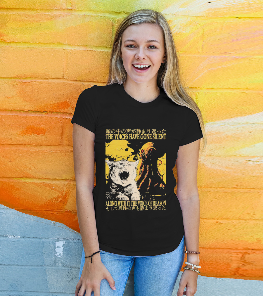 The Voices Have Gone Silent Cat T-Shirt