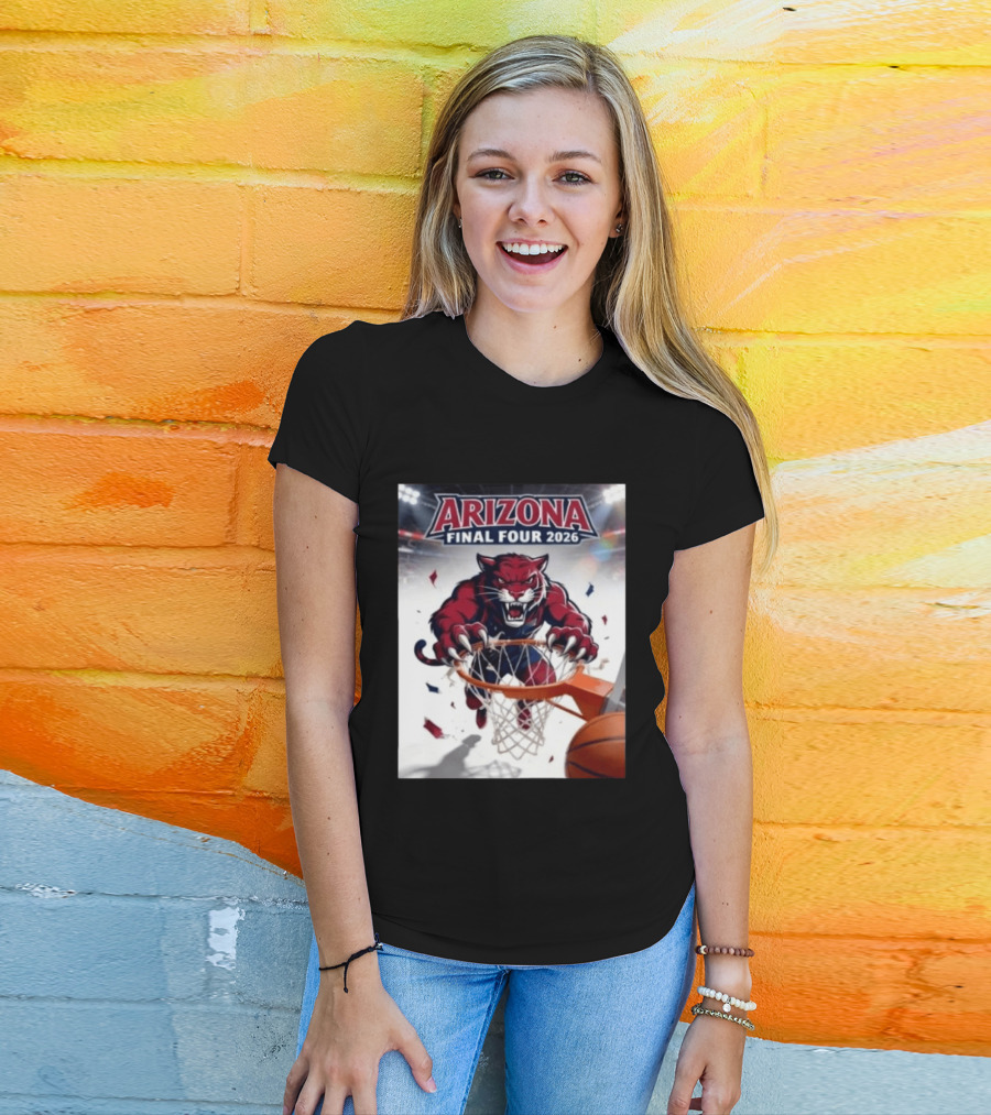Arizona Wildcats Final Four 2026 Basketball Game Day Wildcat T-Shirt
