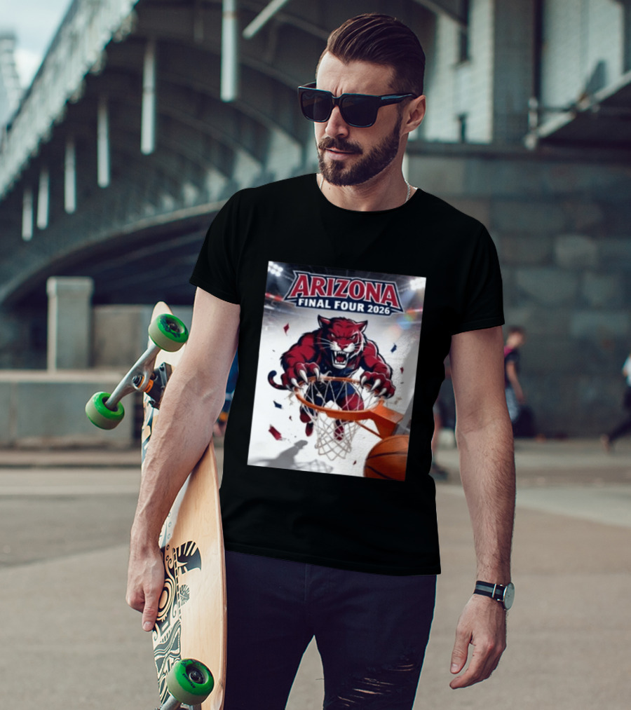 Arizona Wildcats Final Four 2026 Basketball Game Day Wildcat T-Shirt