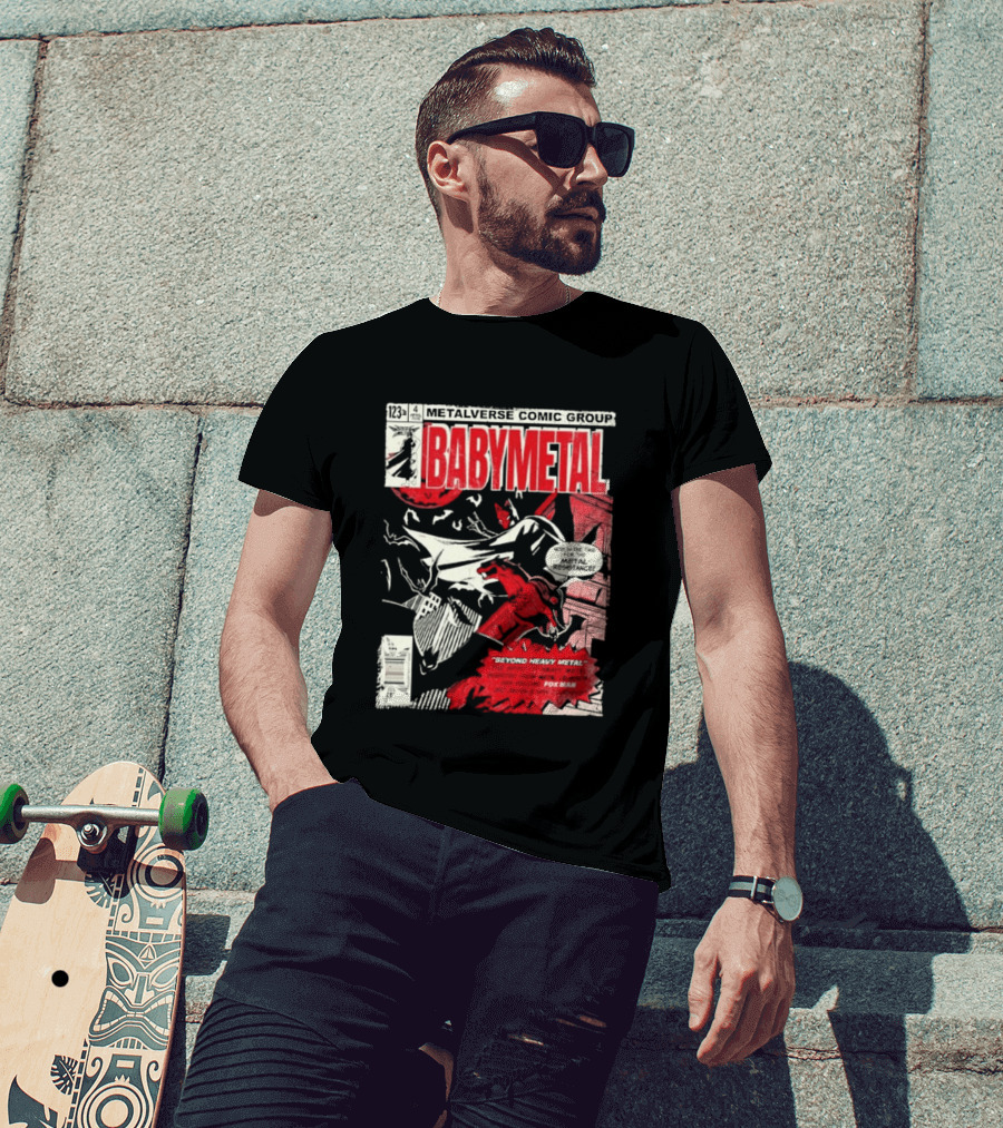 Babymetal Metalverse Comic Group 2026 Fox Man T-Shirt