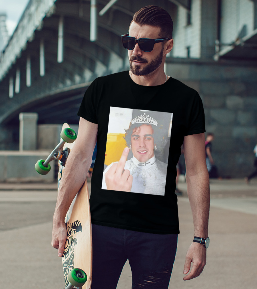 King Fernando Alonso Gesture Crown Jewel Humor T-Shirt