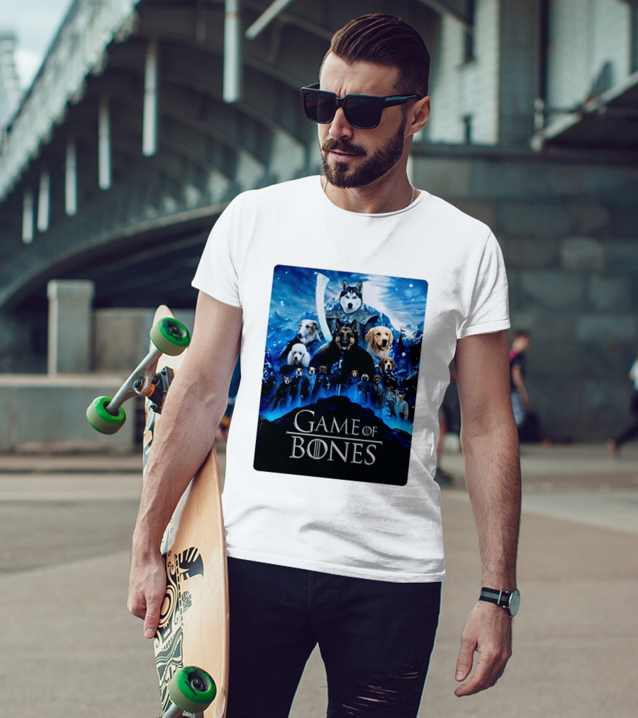 Game Of Bones Dogs Adventure With Thrones And Winter Canines T-Shirt