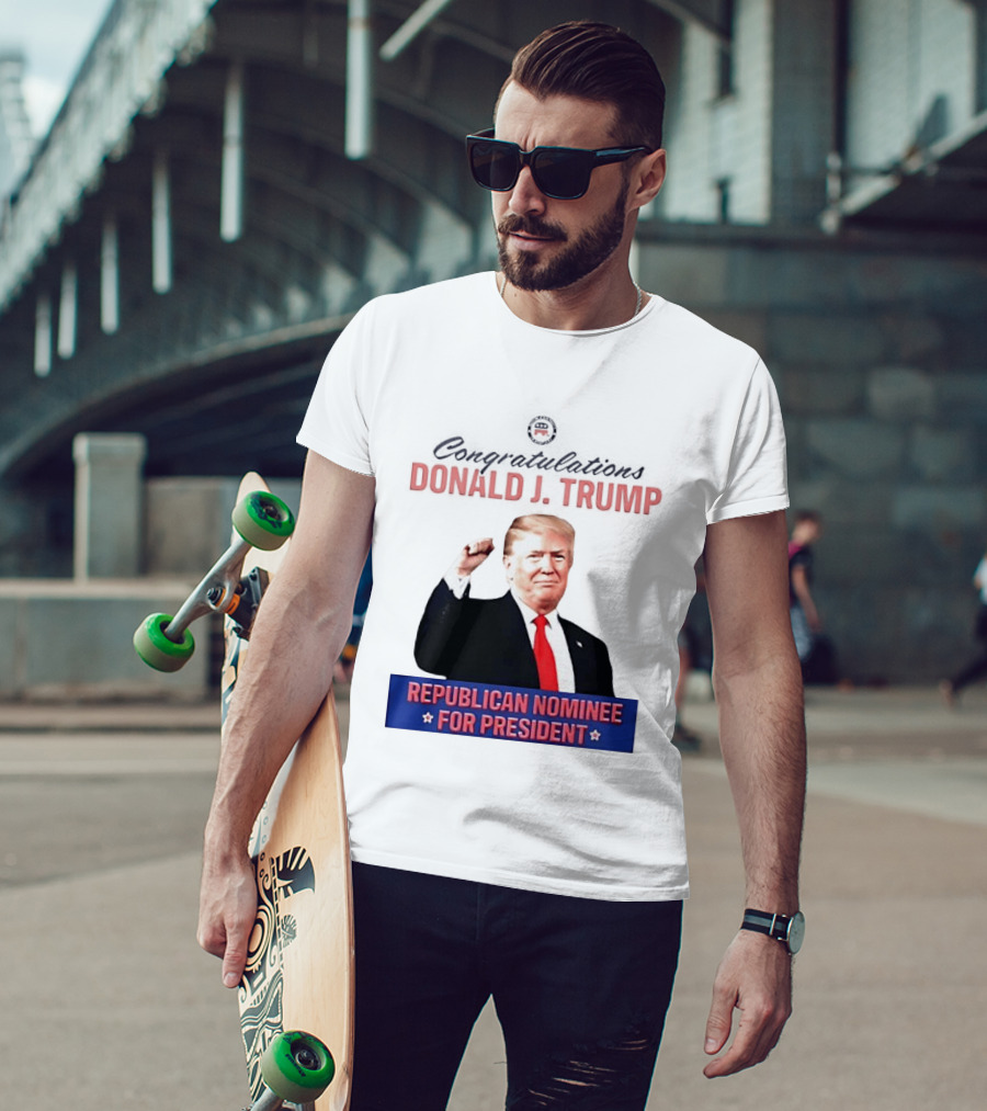 Donald J Trump Republican Nominee For President Conservatives T-Shirt
