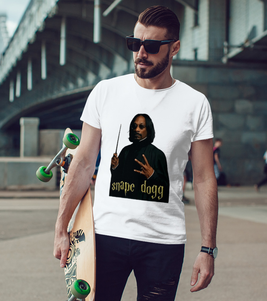 Snape Dogg Snoop Dogg Wizard Mashup Humor T-Shirt