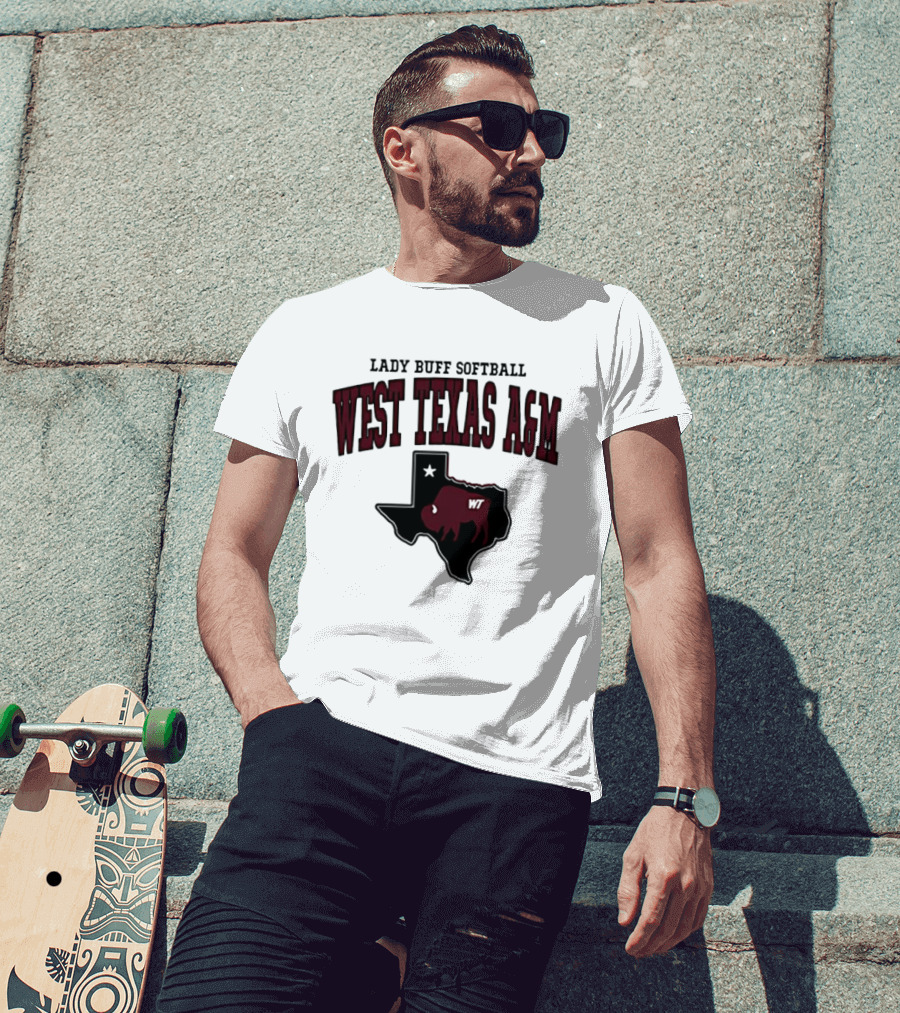 Lady Buff Softball West Texas A&M WT Buffalo T-Shirt