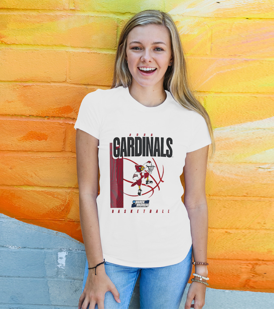2026 Cardinals March Madness Basketball NCAA T-Shirt