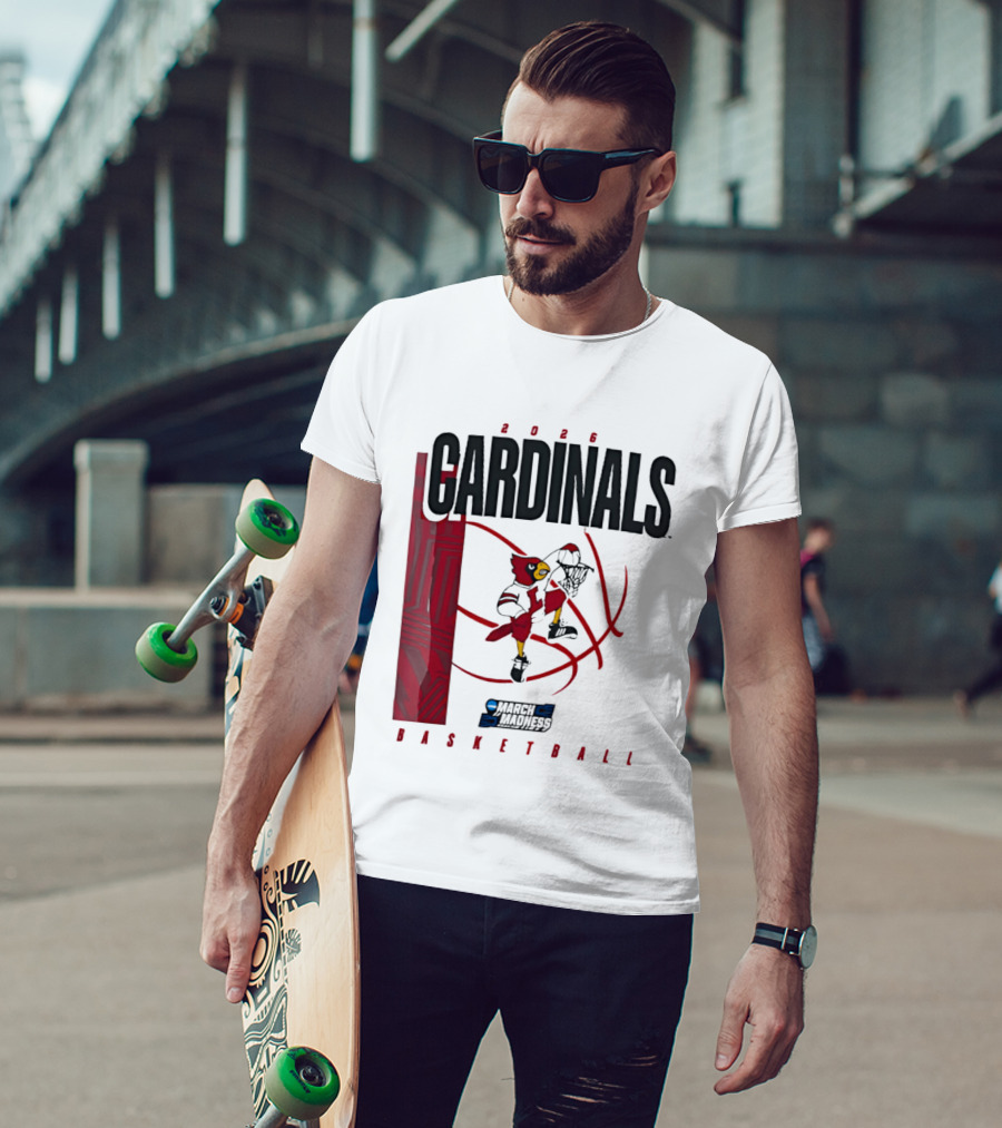 2026 Cardinals March Madness Basketball NCAA T-Shirt