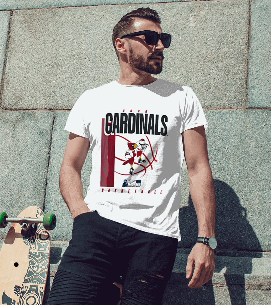 2026 Cardinals March Madness Basketball NCAA T-Shirt