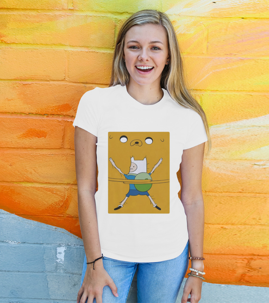 Adventure Time Finn And Jake Bro Hug T-Shirt