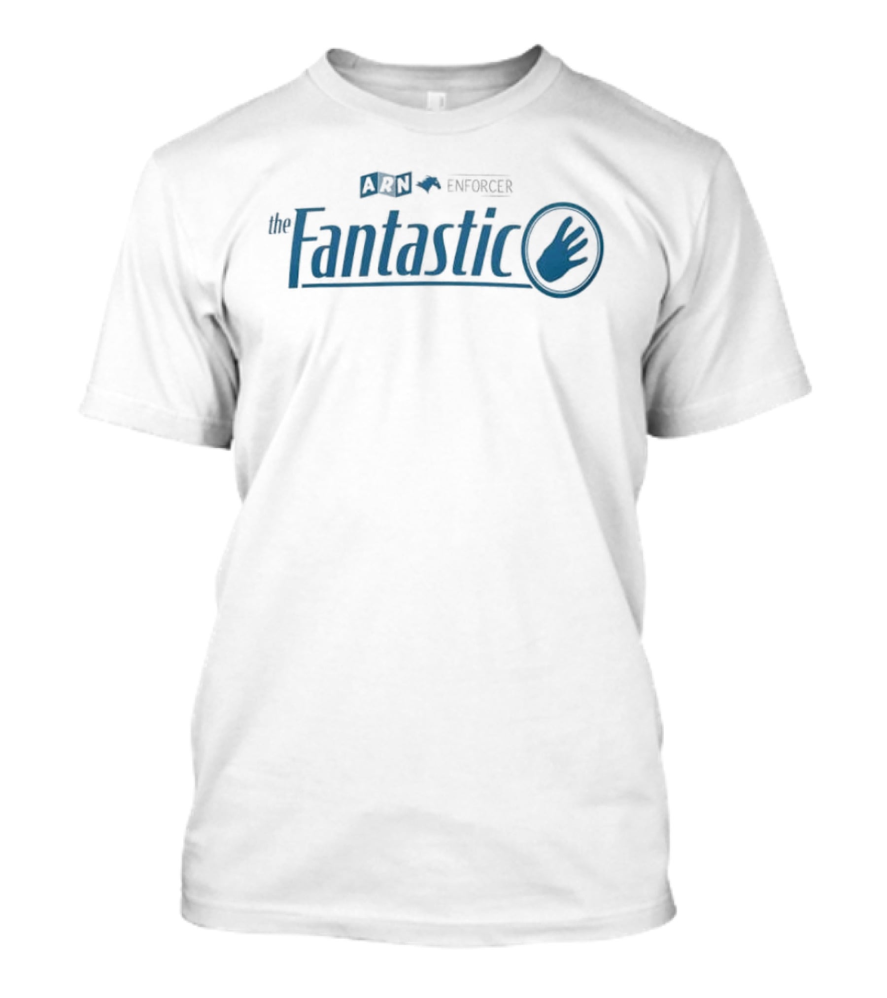 Nice Enforcer The Fantastic Blue Handprint T-Shirt