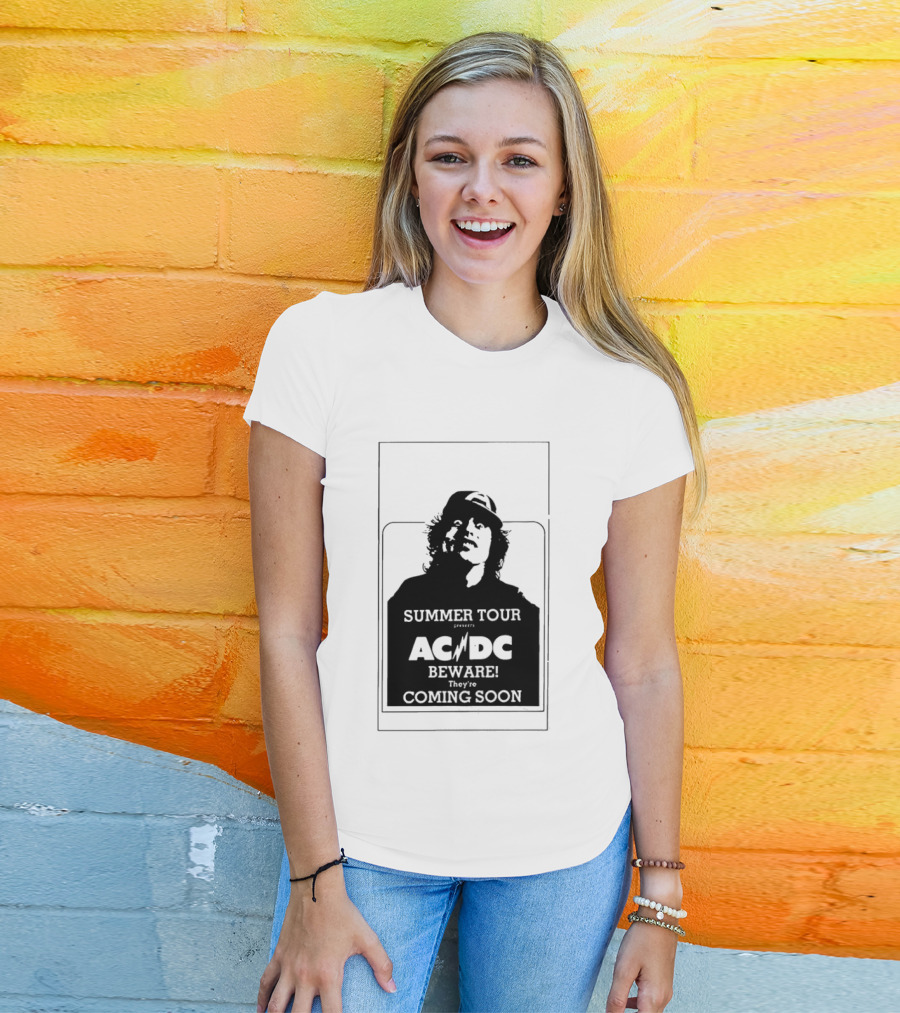 AC DC Summer Tour Beware Coming Soon T-Shirt