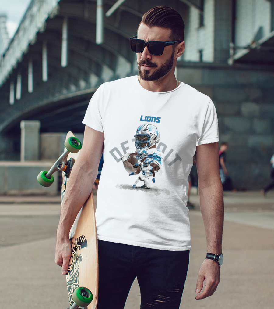 Detroit Lions David Montgomery Tribute 2026 T-Shirt