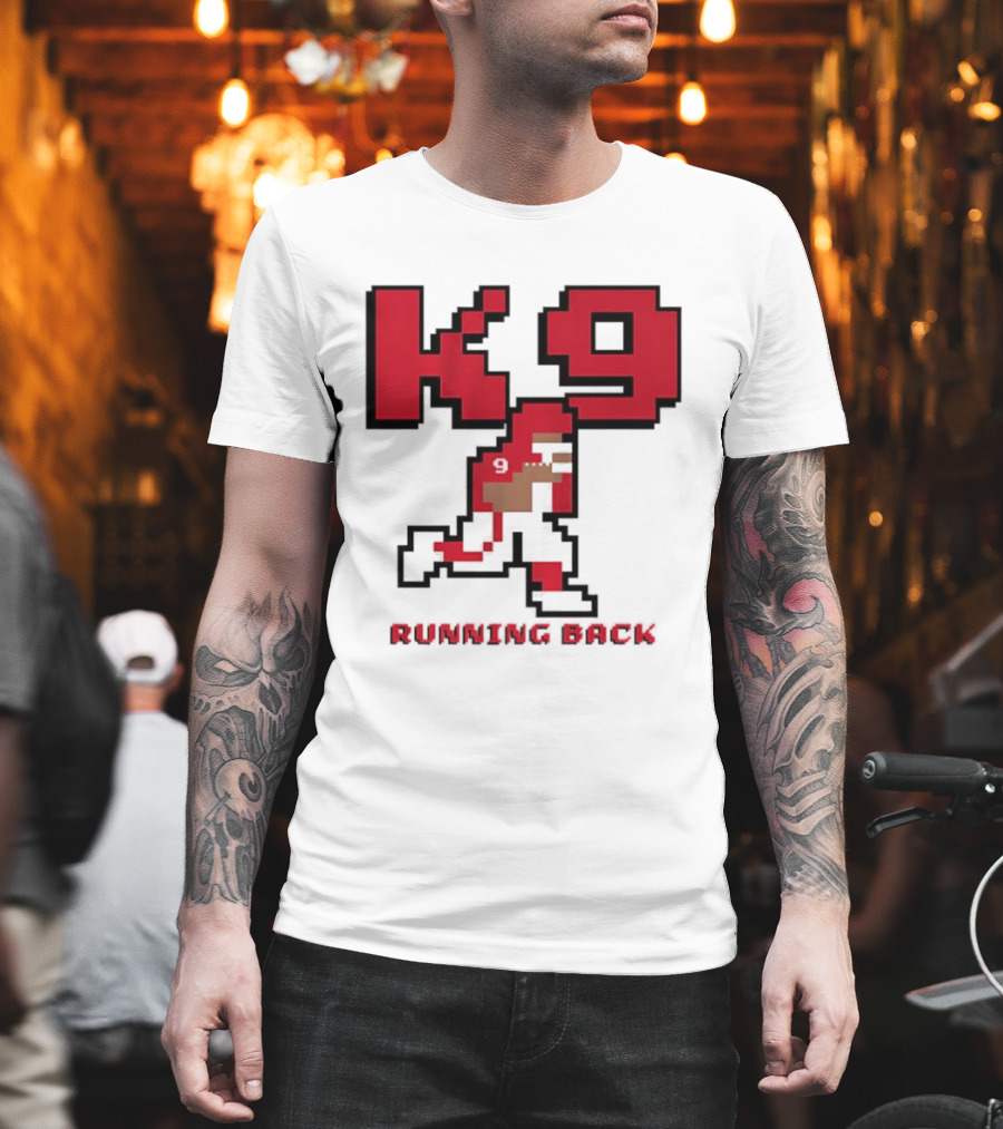 Kenneth Walker III K9 Running Back Pixel Art Kansas City Chiefs T-Shirt