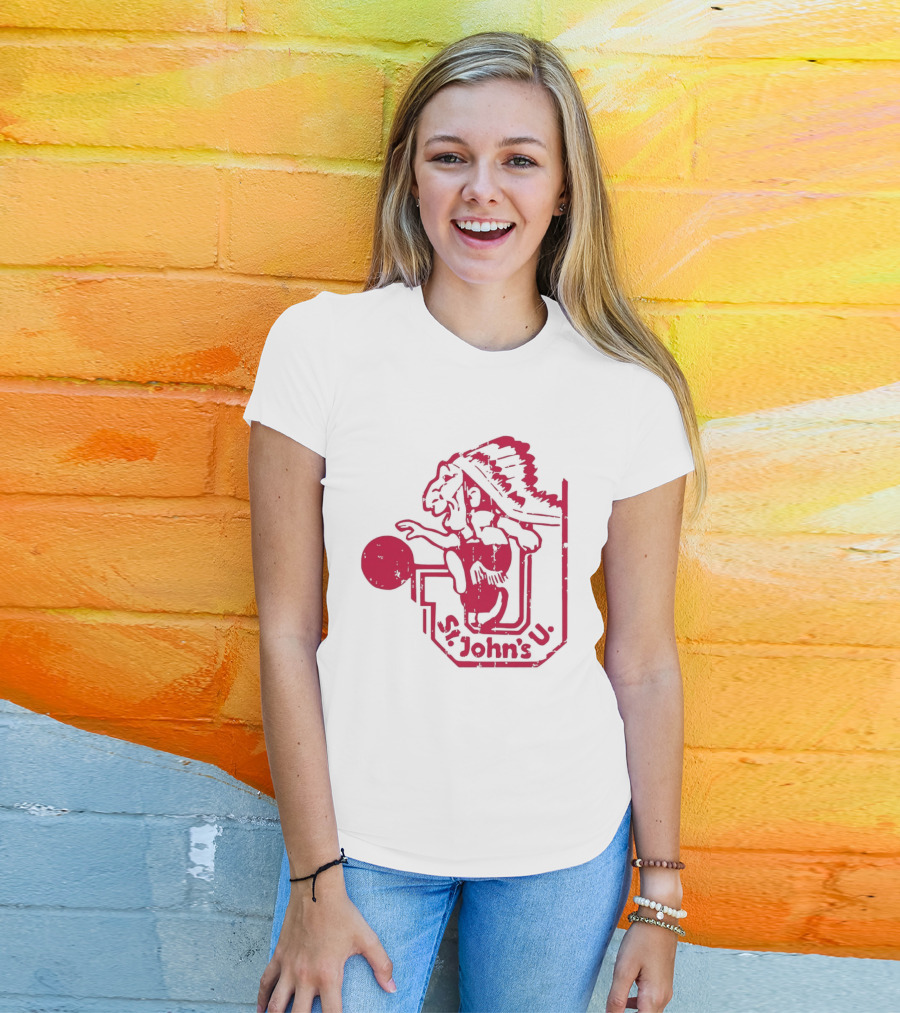 St John's University 1974 1988 Basketball T-Shirt
