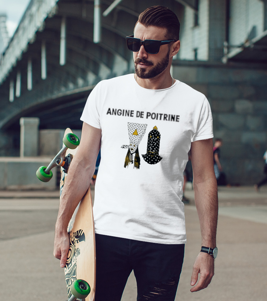 Angine De Poitrine Triangle And Polka Dot T-Shirt