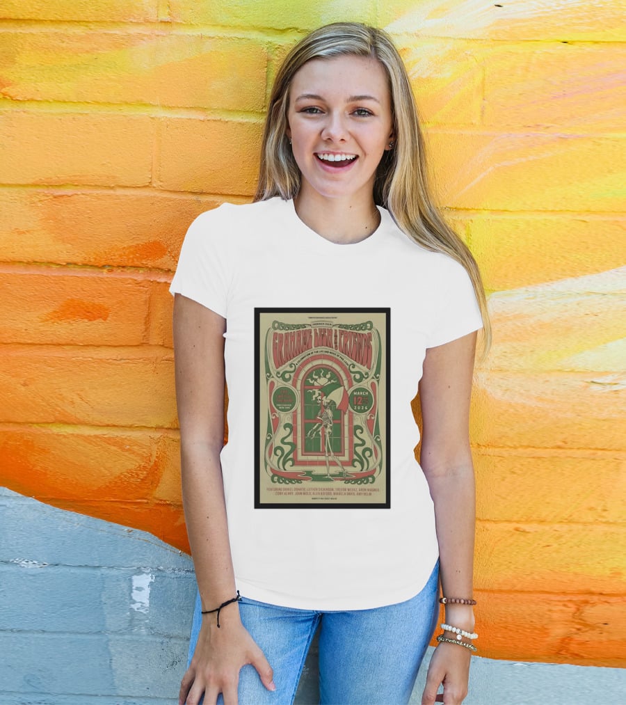 Grahame Lesh And Friends The Capitol Theatre Port Chester March 12th 2026 Featuring Daniel Donato Luther Dickinson T-Shirt