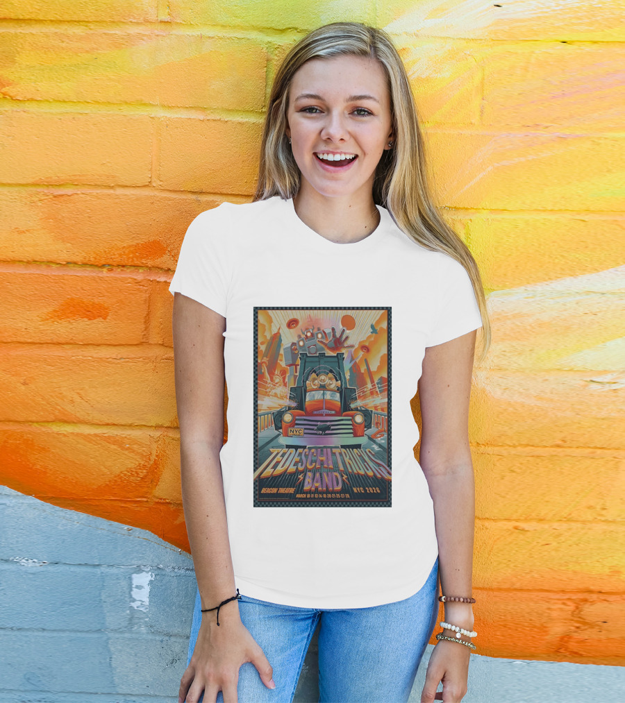 Tedeschi Trucks Band NYC Beacon Theatre March 2026 Robot Truck T-Shirt