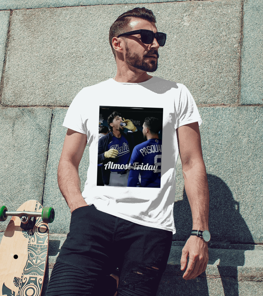 Italy World Baseball Classic Espresso Shot Almost Friday Pasquale T-Shirt