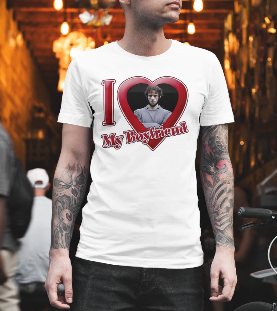 I Love My Boyfriend Will Graham Heart Image T-Shirt
