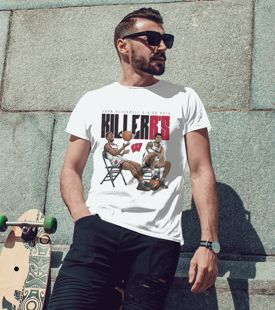 John Blackwell Nick Boyd Wisconsin Killer B's Basketball Duo T-Shirt
