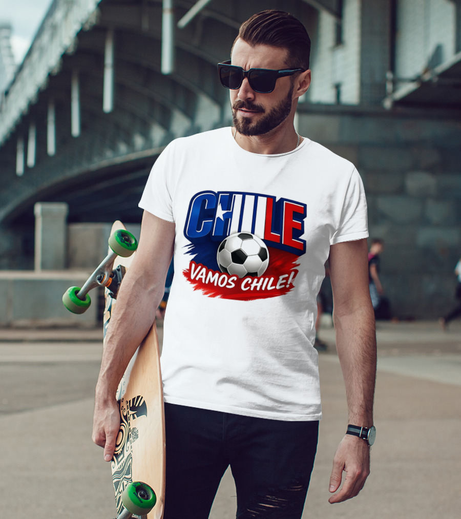 Chile Vamos Chile Soccer Enthusiast Spirit T-Shirt