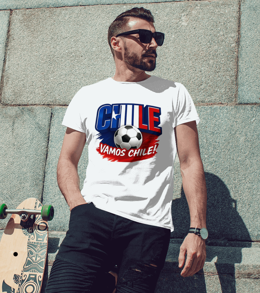 Chile Vamos Chile Soccer Enthusiast Spirit T-Shirt