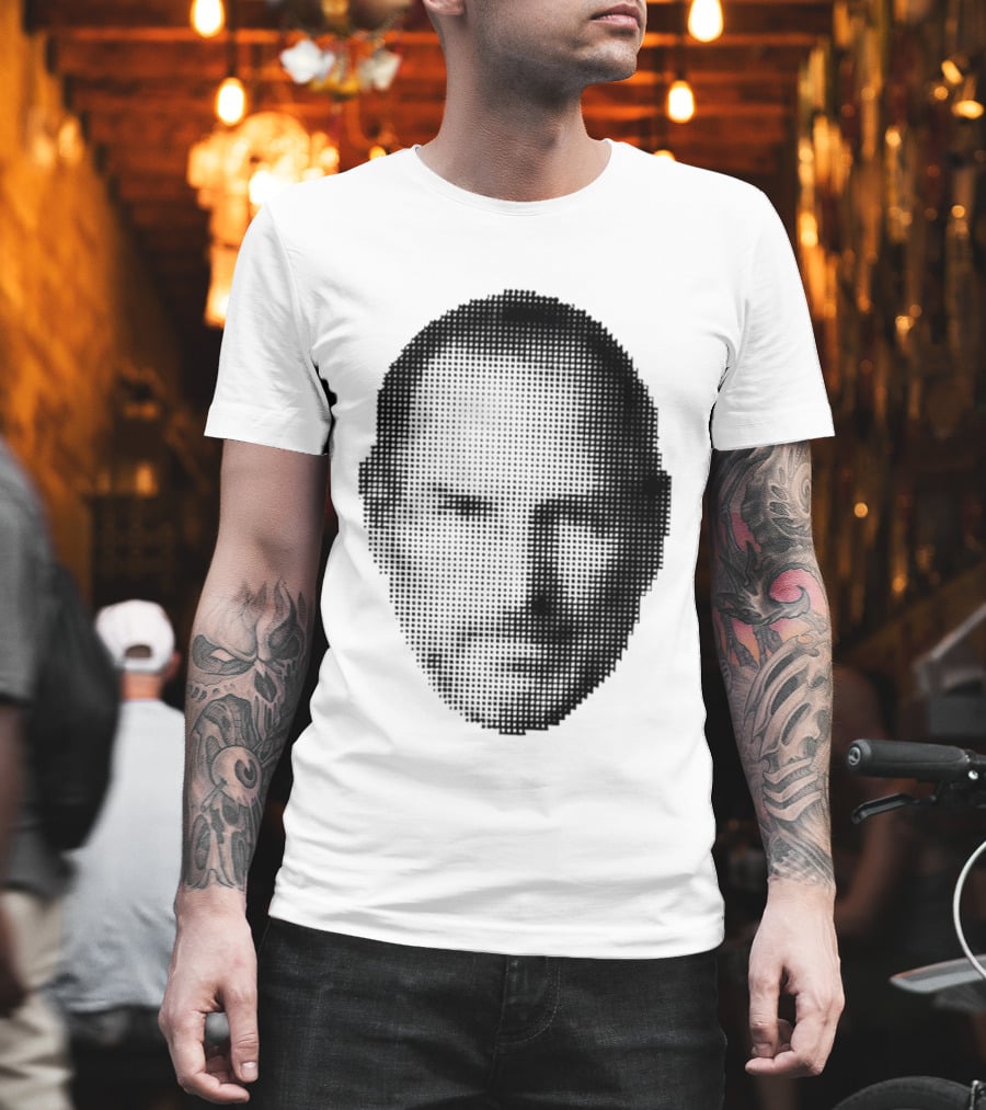 Thinking Differently Steve Jobs Portrait Dot Matrix T-Shirt