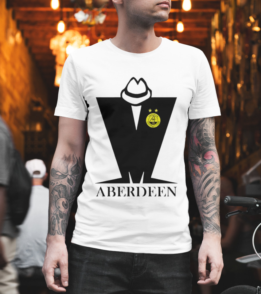 Nutty M Aberdeen FC Football Badge Fedora T-Shirt