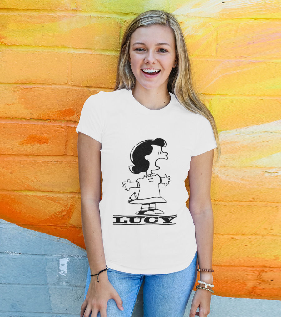 Lucy Van Pelt Peanuts Vintage Character 1960 T-Shirt