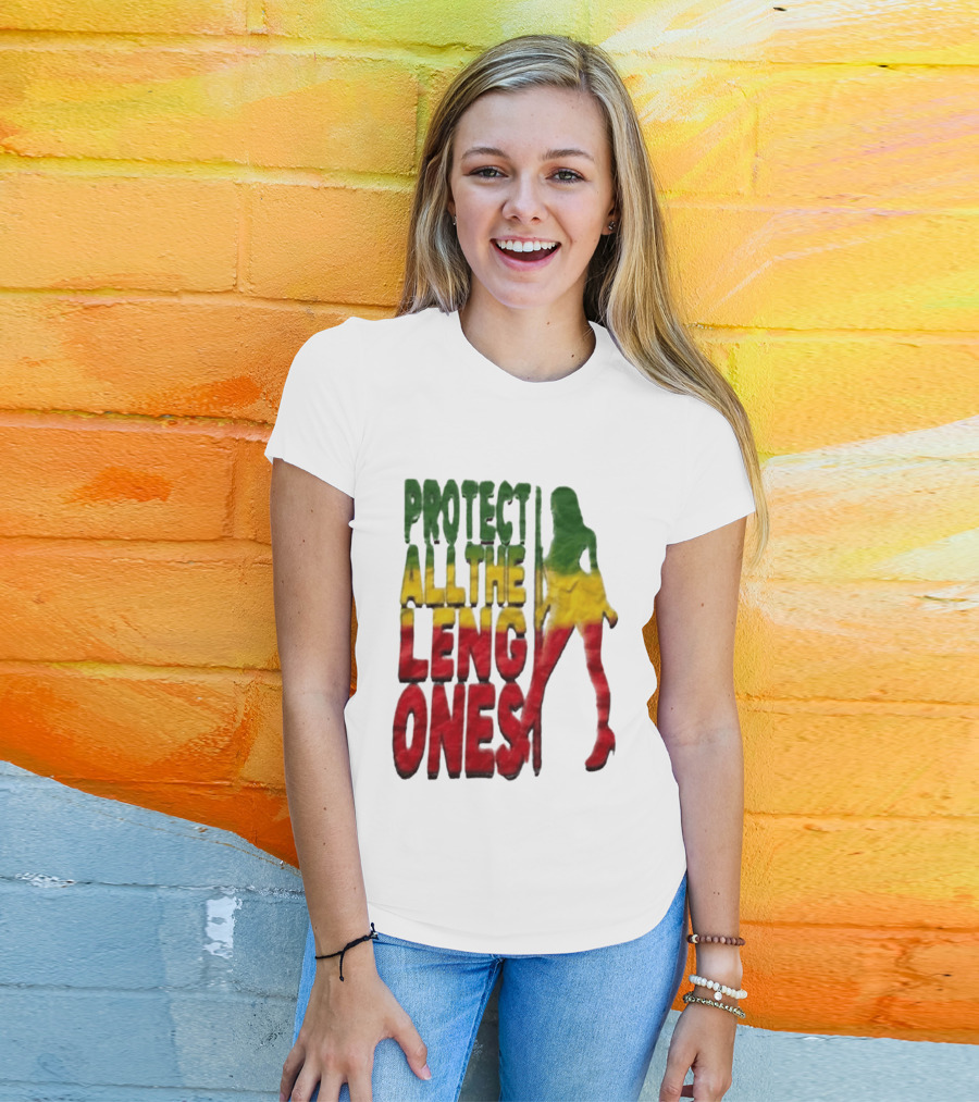 Protect All The Leng Ones Rasta T-Shirt