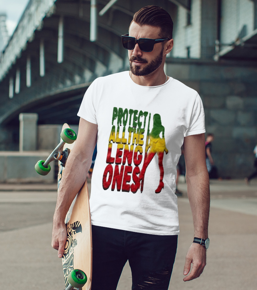 Protect All The Leng Ones Rasta T-Shirt