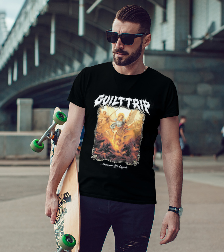 Guilt Trip Armour Of Angels Album Bundle Cover Archangel T-Shirt