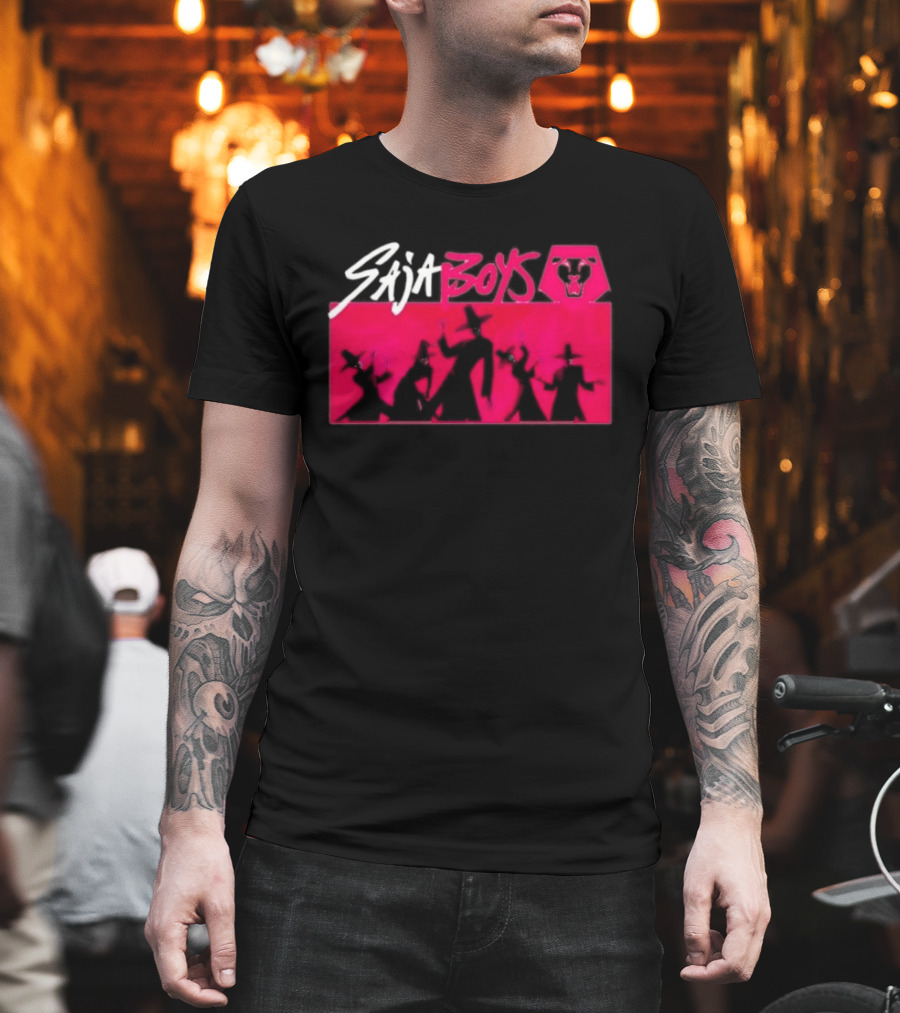 Saja Boys K Pop Demon Hunters Red T-Shirt