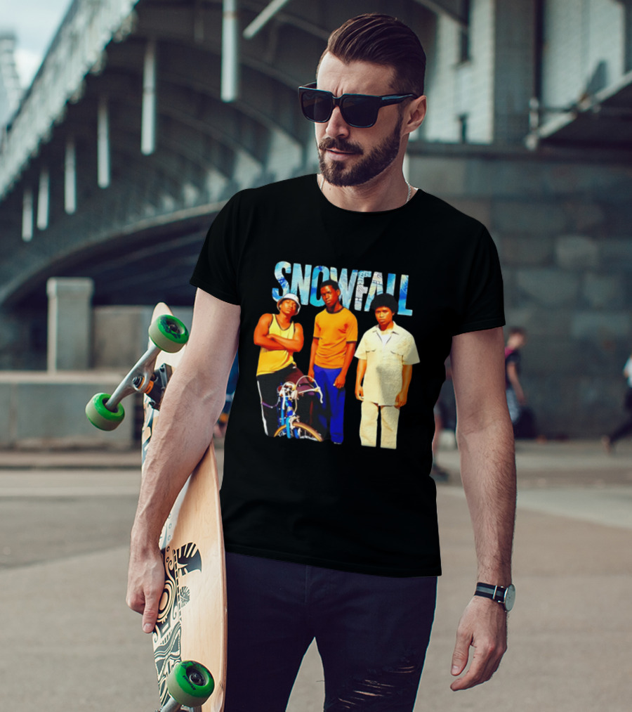 Snowfall 2017 TV Series Damson Idris Carter Hudson Gail Bean Actors T-Shirt